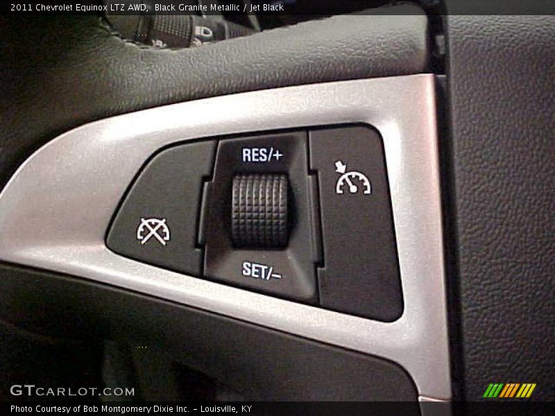 Black Granite Metallic / Jet Black 2011 Chevrolet Equinox LTZ AWD