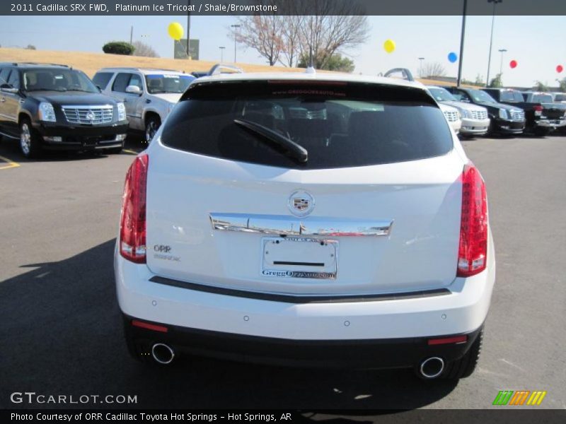 Platinum Ice Tricoat / Shale/Brownstone 2011 Cadillac SRX FWD