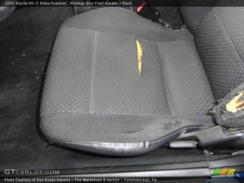 Montego Blue Pearl Metallic / Black 1996 Mazda MX-5 Miata Roadster