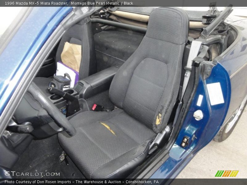 Montego Blue Pearl Metallic / Black 1996 Mazda MX-5 Miata Roadster