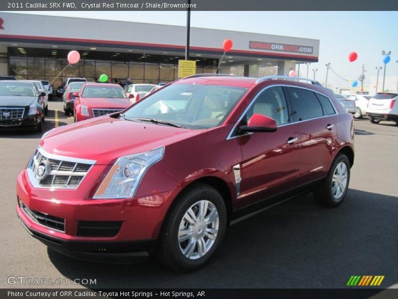 Crystal Red Tintcoat / Shale/Brownstone 2011 Cadillac SRX FWD