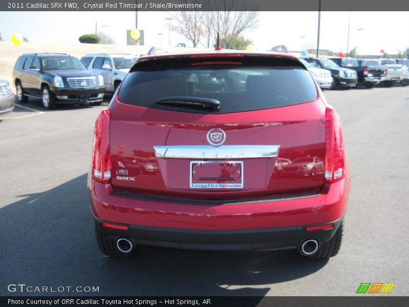 Crystal Red Tintcoat / Shale/Brownstone 2011 Cadillac SRX FWD