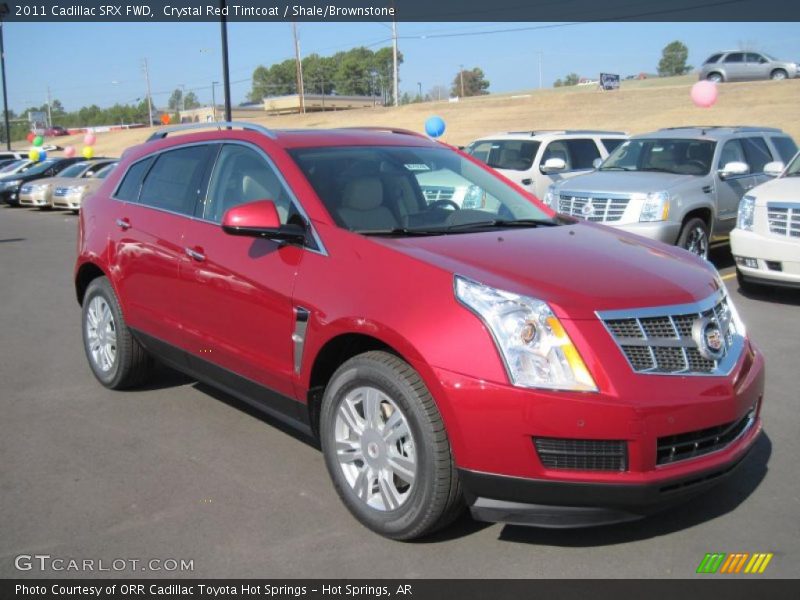 Crystal Red Tintcoat / Shale/Brownstone 2011 Cadillac SRX FWD