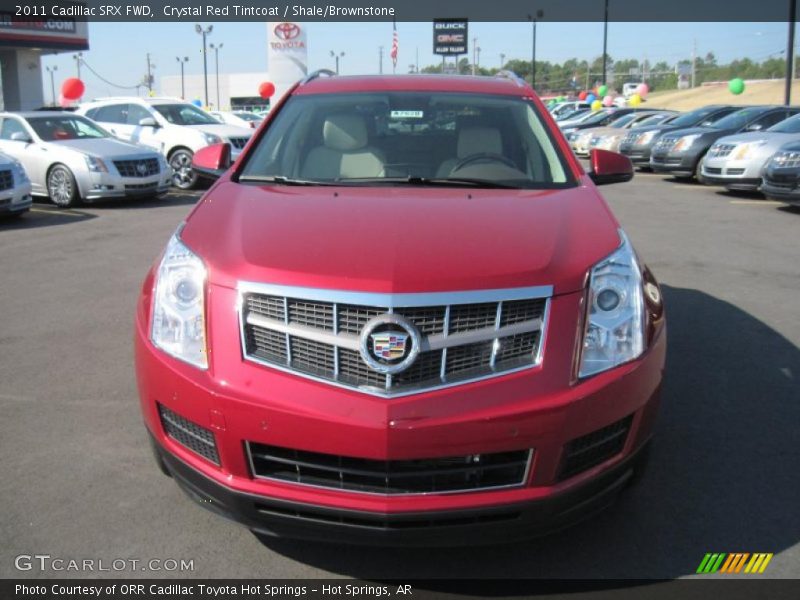 Crystal Red Tintcoat / Shale/Brownstone 2011 Cadillac SRX FWD