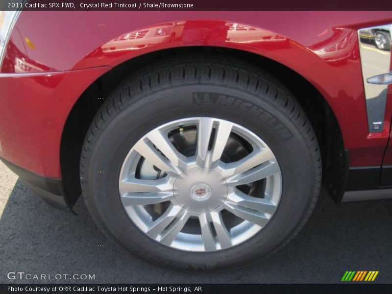 Crystal Red Tintcoat / Shale/Brownstone 2011 Cadillac SRX FWD