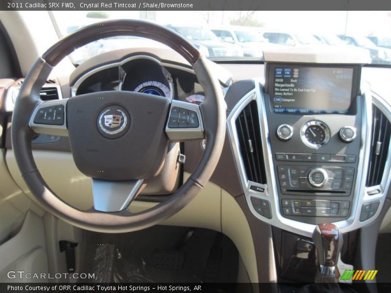 Crystal Red Tintcoat / Shale/Brownstone 2011 Cadillac SRX FWD