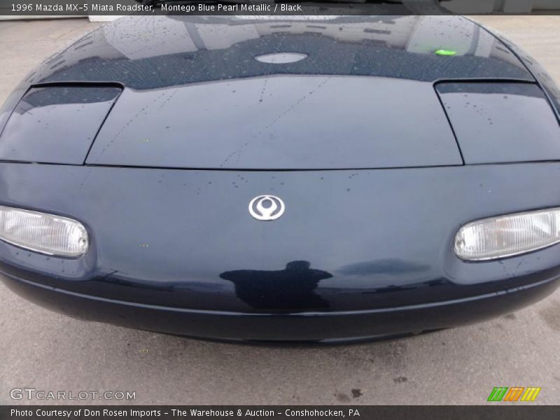 Montego Blue Pearl Metallic / Black 1996 Mazda MX-5 Miata Roadster