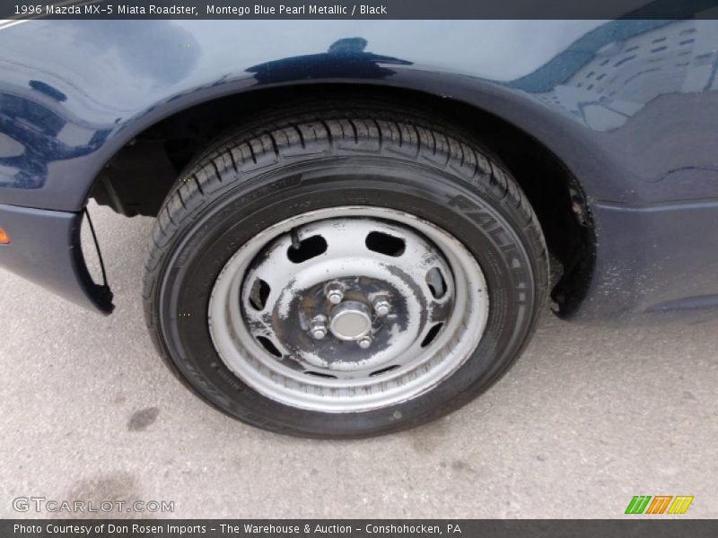 Montego Blue Pearl Metallic / Black 1996 Mazda MX-5 Miata Roadster