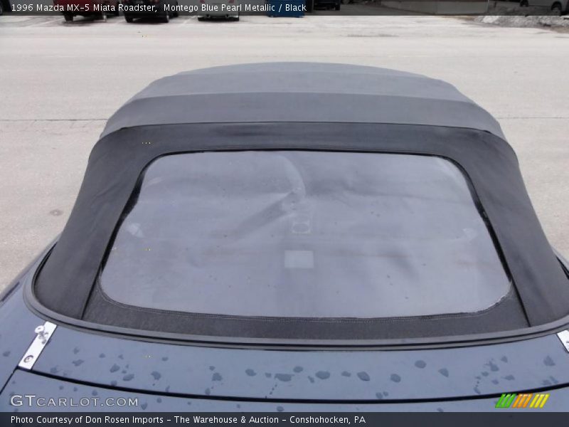 Montego Blue Pearl Metallic / Black 1996 Mazda MX-5 Miata Roadster