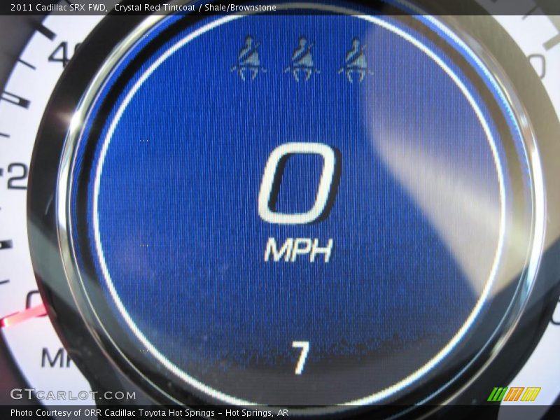 Crystal Red Tintcoat / Shale/Brownstone 2011 Cadillac SRX FWD