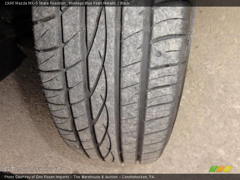 Montego Blue Pearl Metallic / Black 1996 Mazda MX-5 Miata Roadster