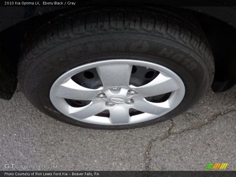 Ebony Black / Gray 2010 Kia Optima LX