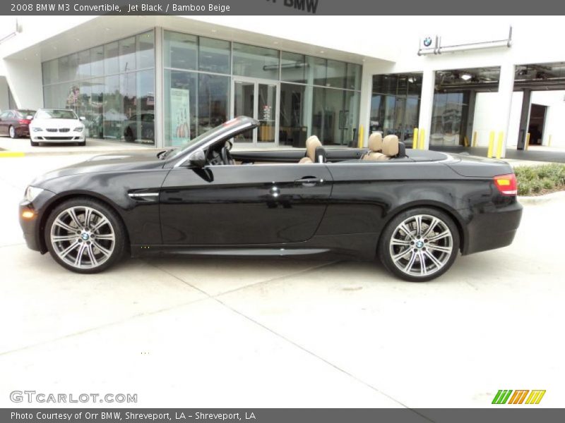 Jet Black / Bamboo Beige 2008 BMW M3 Convertible