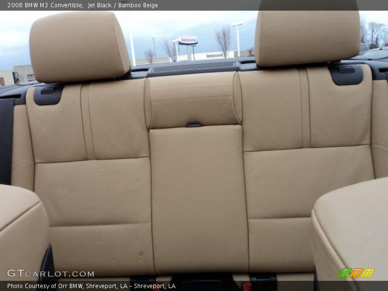 Jet Black / Bamboo Beige 2008 BMW M3 Convertible