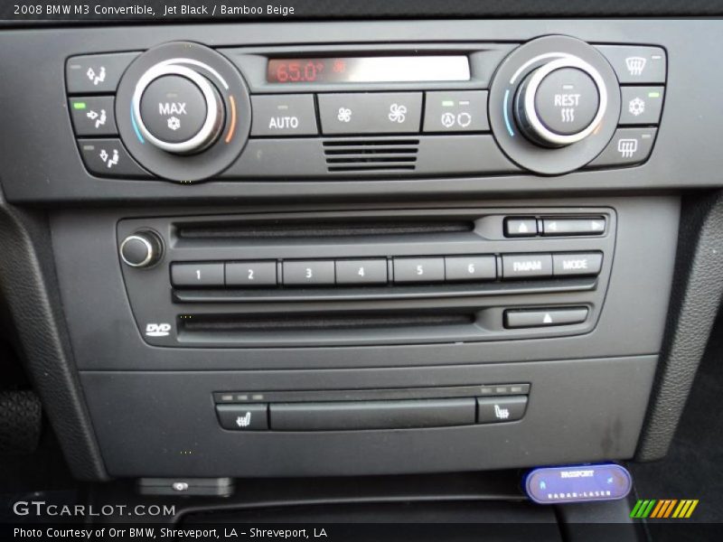 Controls of 2008 M3 Convertible