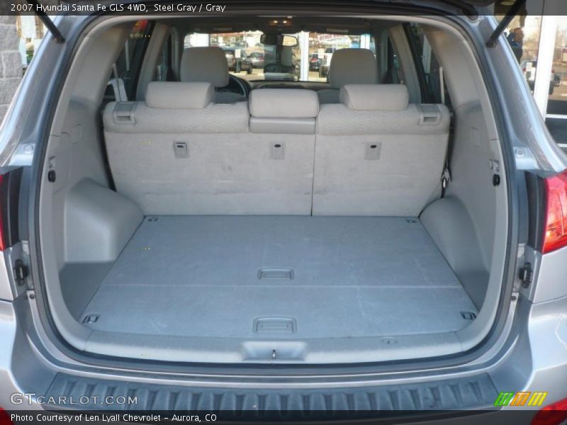 Steel Gray / Gray 2007 Hyundai Santa Fe GLS 4WD