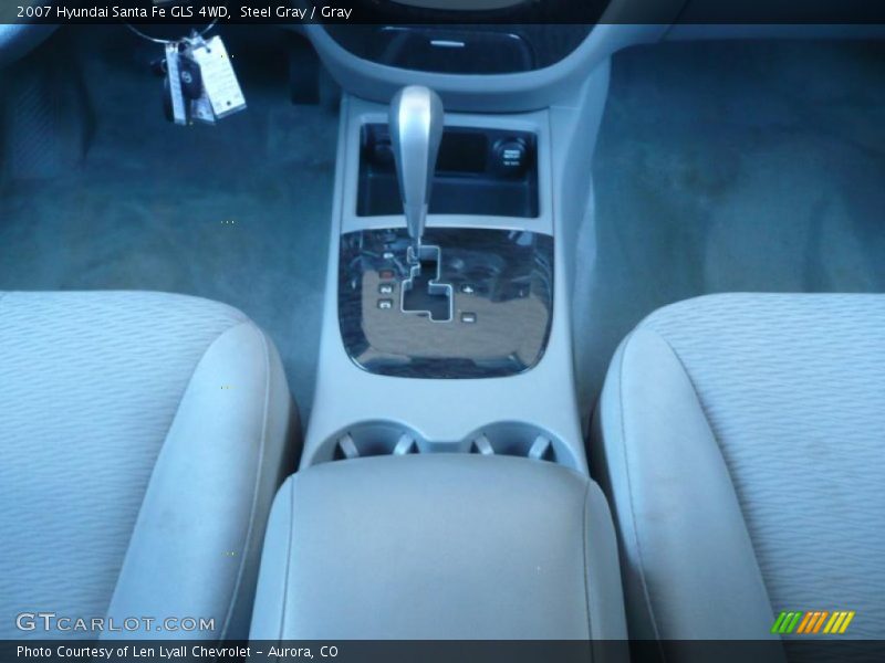 Steel Gray / Gray 2007 Hyundai Santa Fe GLS 4WD