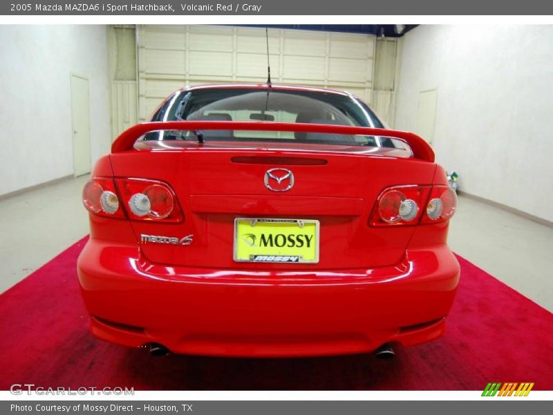 Volcanic Red / Gray 2005 Mazda MAZDA6 i Sport Hatchback