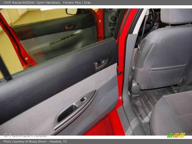 Volcanic Red / Gray 2005 Mazda MAZDA6 i Sport Hatchback