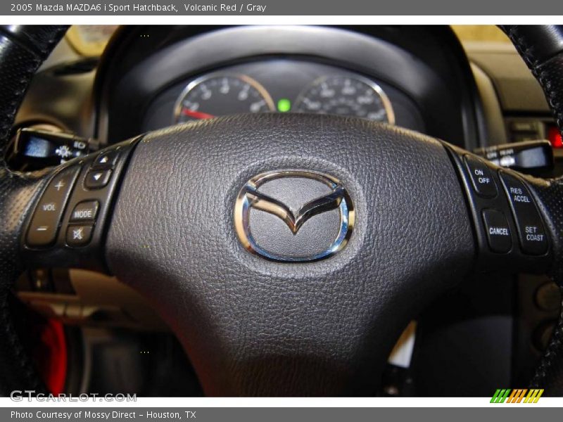 Volcanic Red / Gray 2005 Mazda MAZDA6 i Sport Hatchback