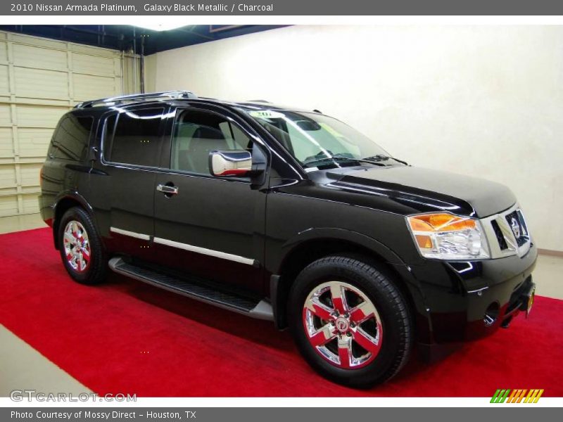 Galaxy Black Metallic / Charcoal 2010 Nissan Armada Platinum
