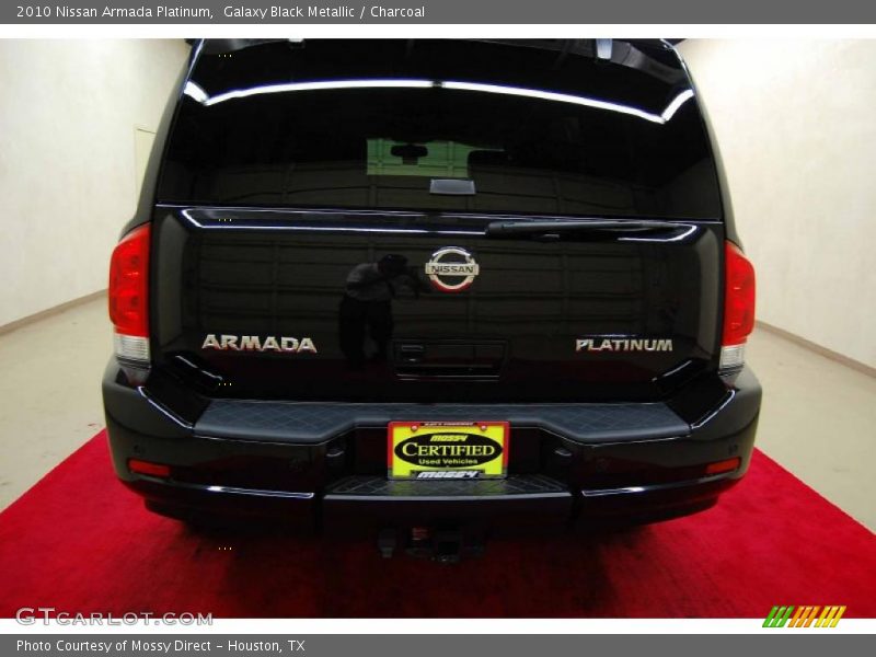 Galaxy Black Metallic / Charcoal 2010 Nissan Armada Platinum