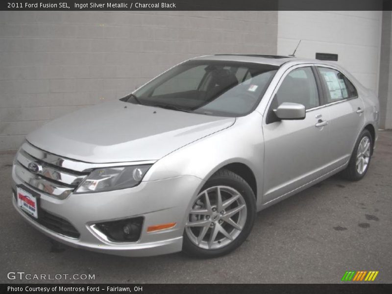 Ingot Silver Metallic / Charcoal Black 2011 Ford Fusion SEL