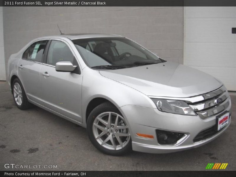 Ingot Silver Metallic / Charcoal Black 2011 Ford Fusion SEL