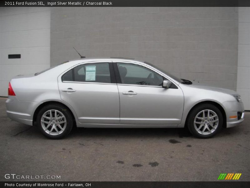 Ingot Silver Metallic / Charcoal Black 2011 Ford Fusion SEL