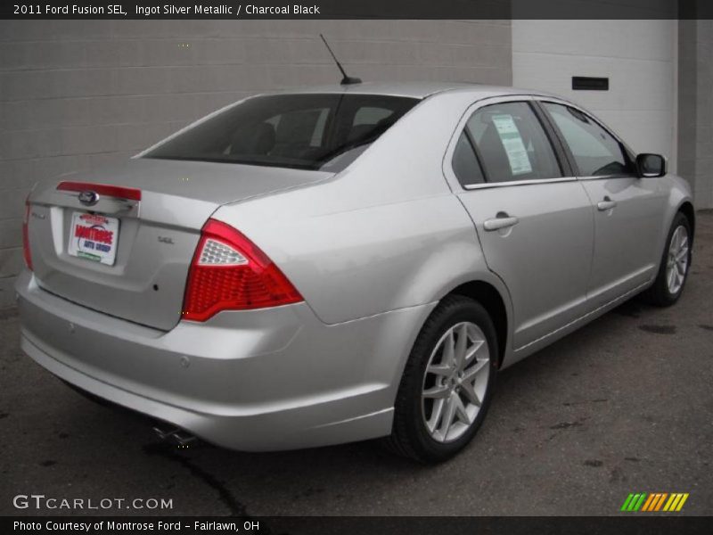 Ingot Silver Metallic / Charcoal Black 2011 Ford Fusion SEL