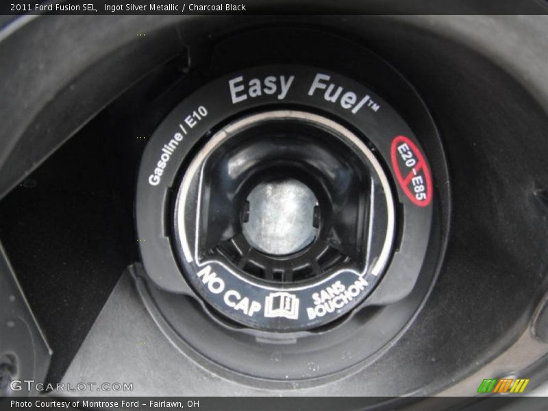 Ingot Silver Metallic / Charcoal Black 2011 Ford Fusion SEL