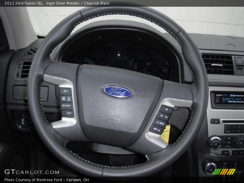Ingot Silver Metallic / Charcoal Black 2011 Ford Fusion SEL