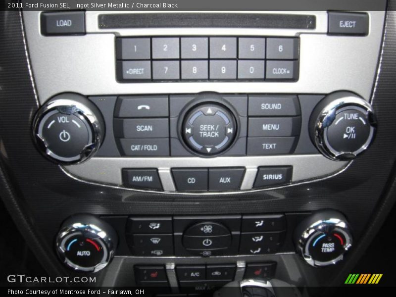 Ingot Silver Metallic / Charcoal Black 2011 Ford Fusion SEL