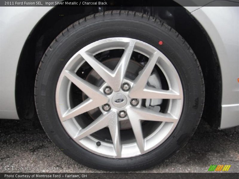 Ingot Silver Metallic / Charcoal Black 2011 Ford Fusion SEL