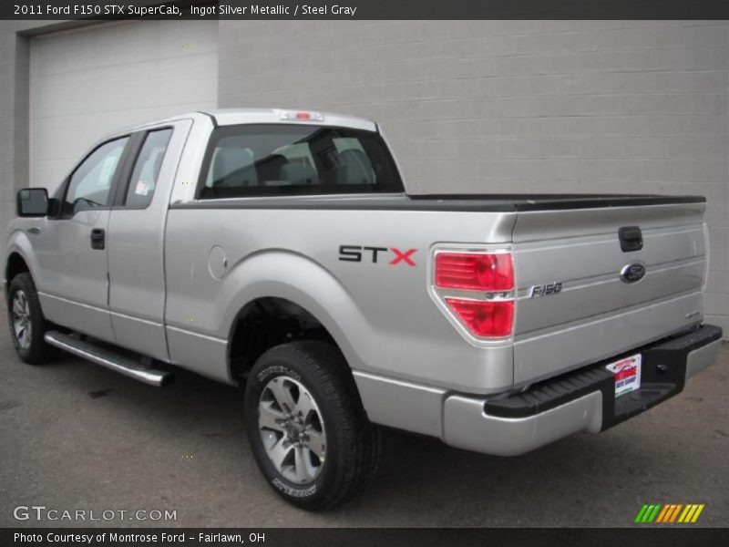 Ingot Silver Metallic / Steel Gray 2011 Ford F150 STX SuperCab