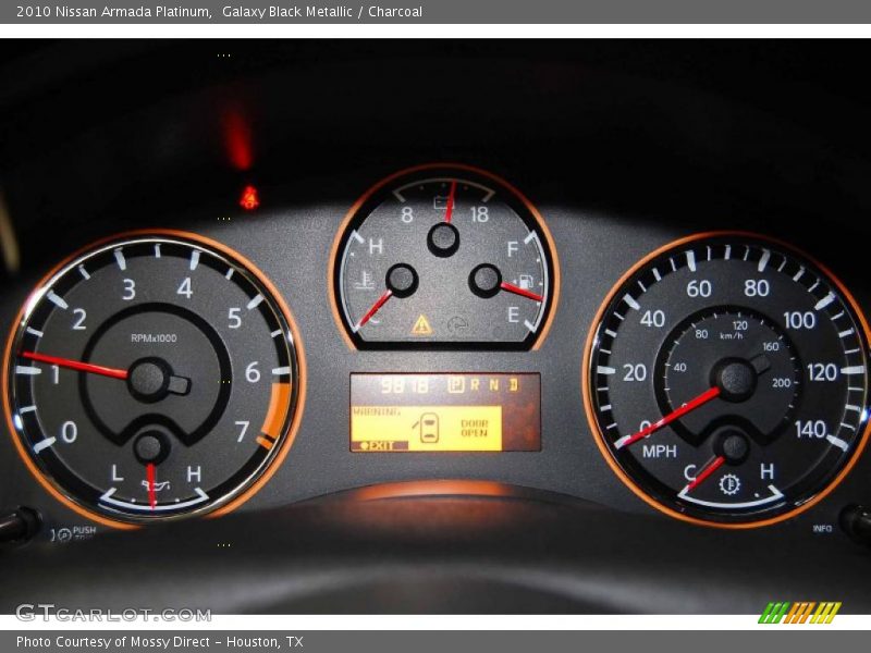 Galaxy Black Metallic / Charcoal 2010 Nissan Armada Platinum