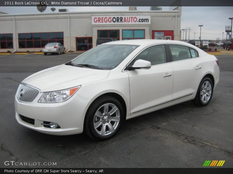 White Diamond Tricoat / Cocoa/Cashmere 2011 Buick LaCrosse CXL