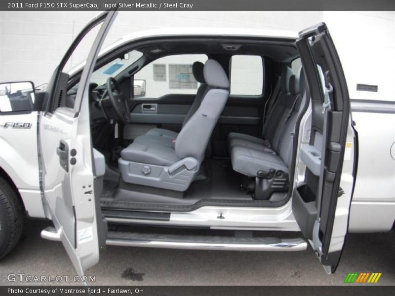  2011 F150 STX SuperCab Steel Gray Interior