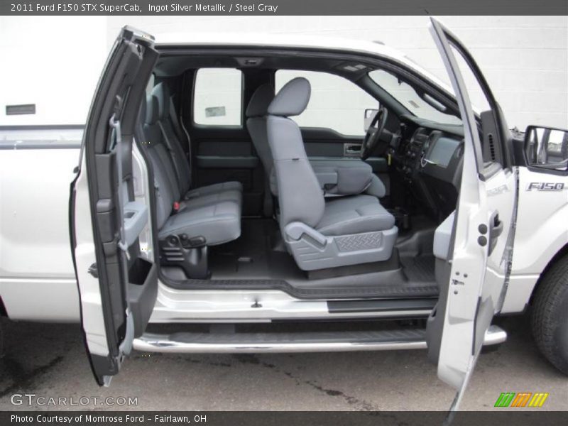  2011 F150 STX SuperCab Steel Gray Interior