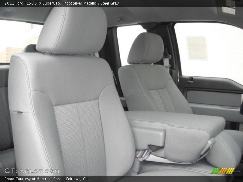  2011 F150 STX SuperCab Steel Gray Interior