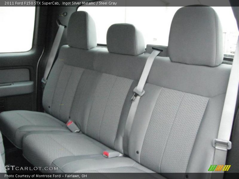  2011 F150 STX SuperCab Steel Gray Interior