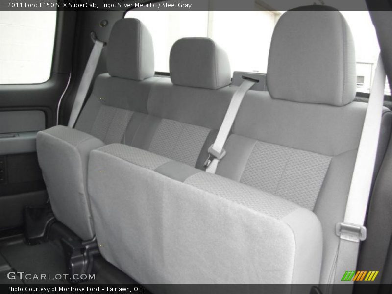  2011 F150 STX SuperCab Steel Gray Interior