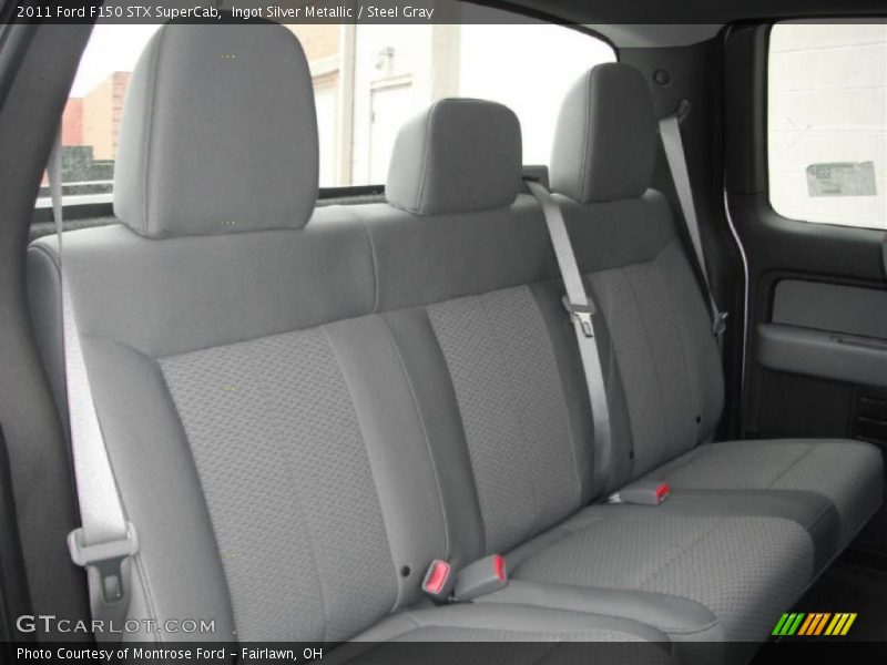  2011 F150 STX SuperCab Steel Gray Interior