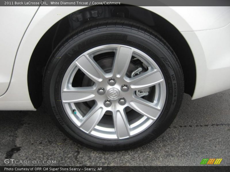 White Diamond Tricoat / Cocoa/Cashmere 2011 Buick LaCrosse CXL