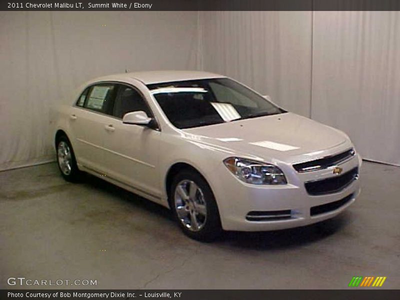 Summit White / Ebony 2011 Chevrolet Malibu LT