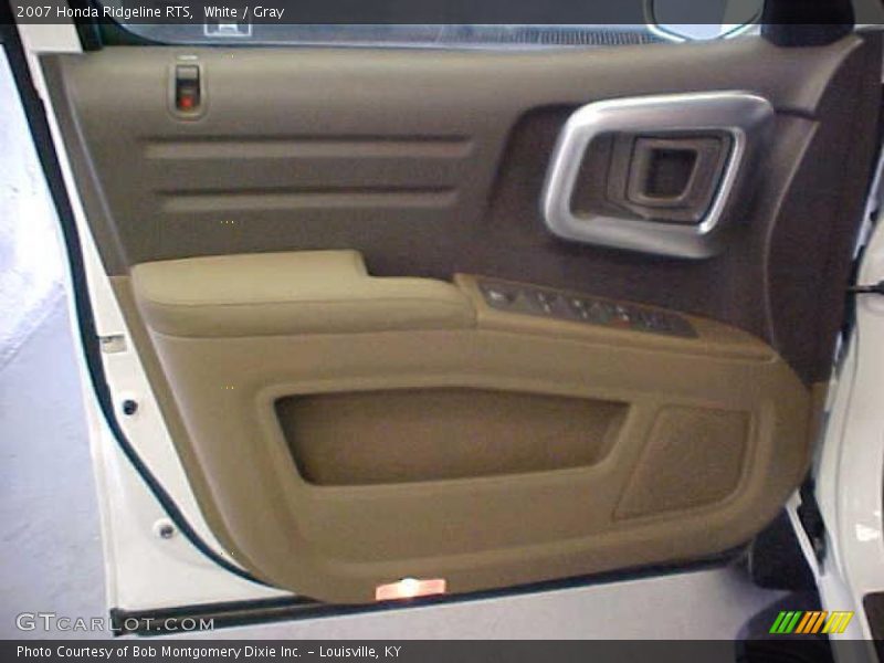 White / Gray 2007 Honda Ridgeline RTS
