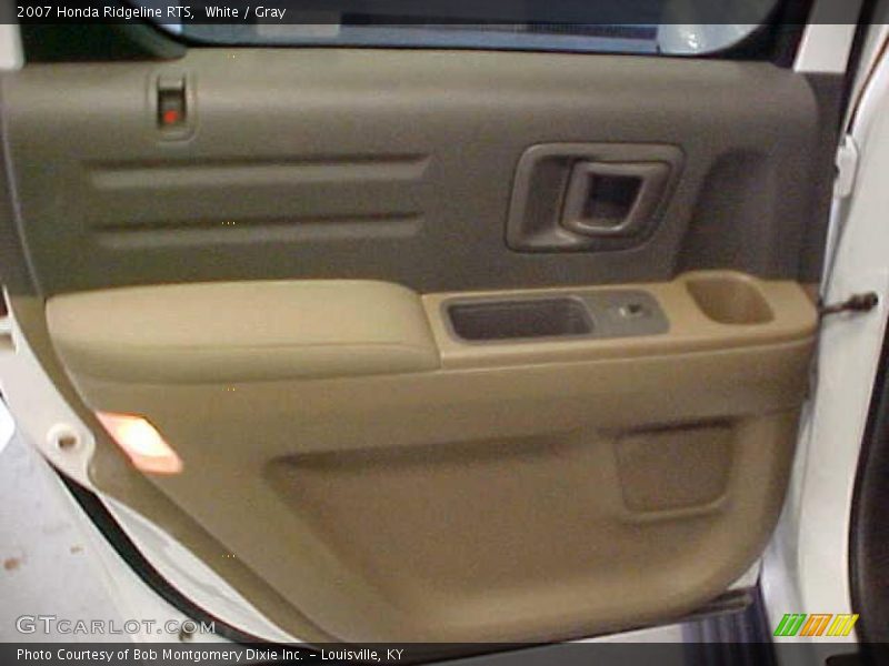 White / Gray 2007 Honda Ridgeline RTS