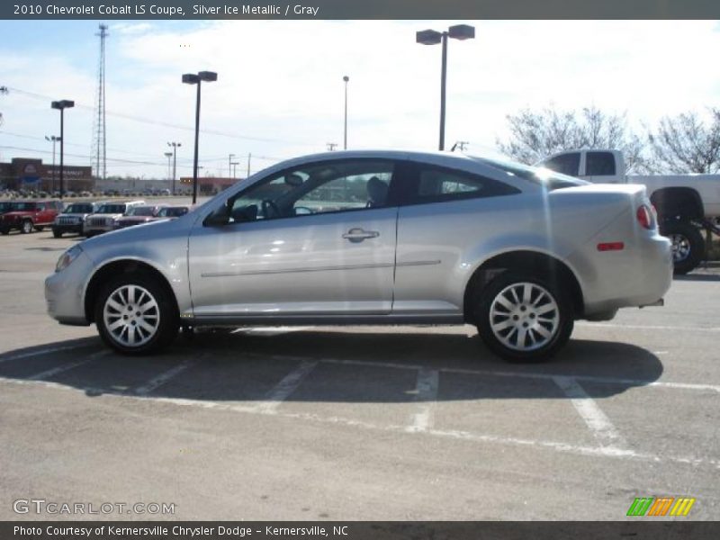 Silver Ice Metallic / Gray 2010 Chevrolet Cobalt LS Coupe