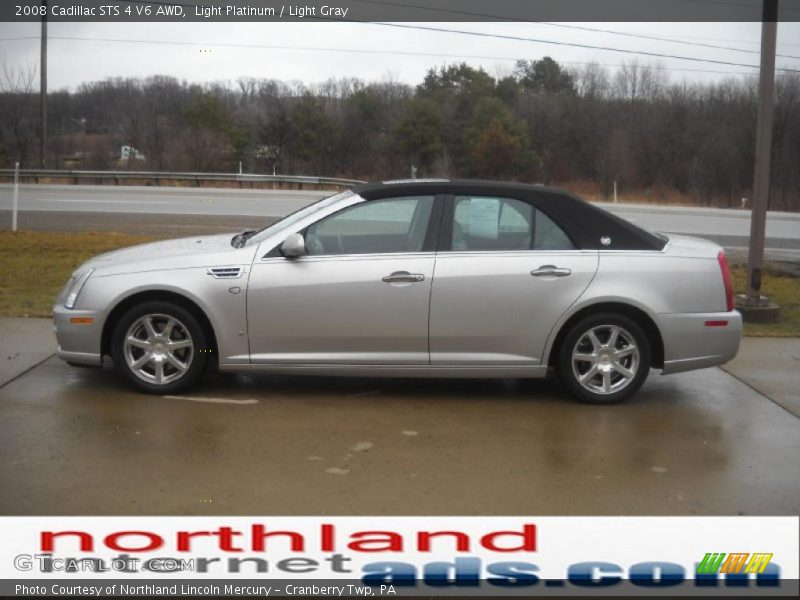 Light Platinum / Light Gray 2008 Cadillac STS 4 V6 AWD