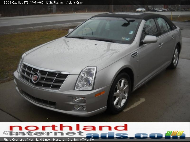 Light Platinum / Light Gray 2008 Cadillac STS 4 V6 AWD